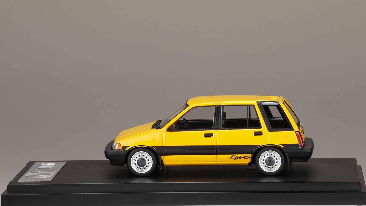 Mark43 1/43 Civic Shuttle 4WD J (AR) 1984 Yellow finished product